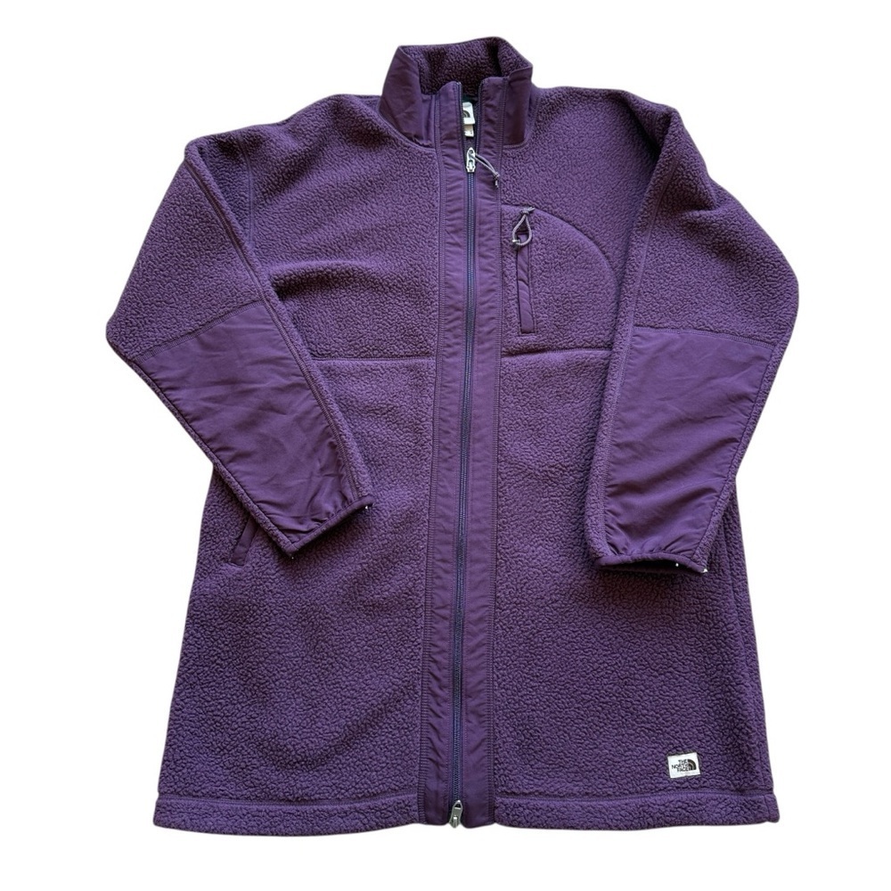 The North Face Womens Cragmont Sherpa Fleece Full Zip Jacket Purple M High Pile